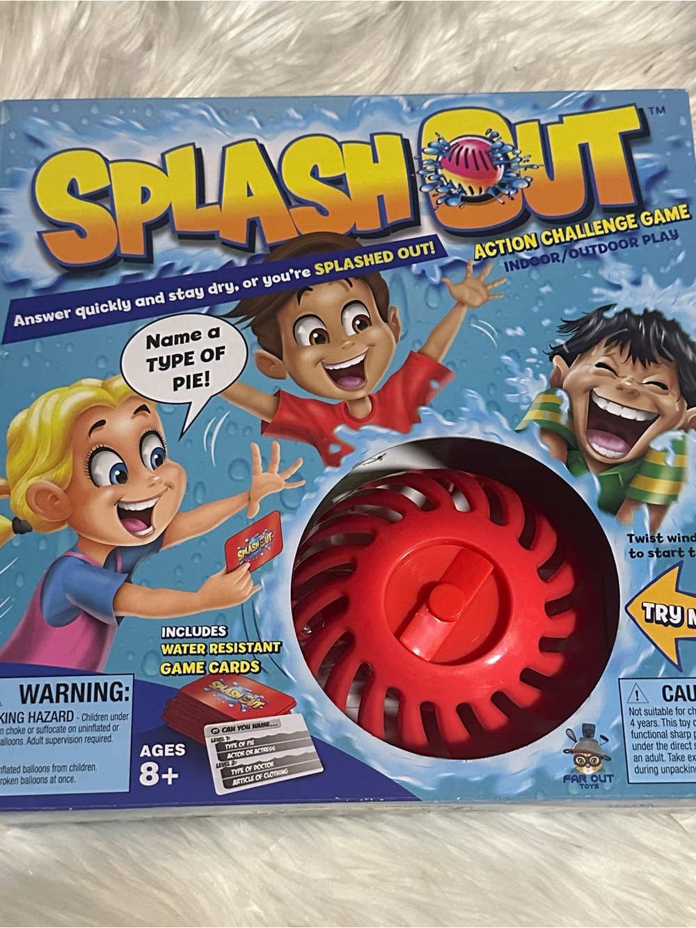 Splash Splash Out Action Challenge Game - Blue & Red